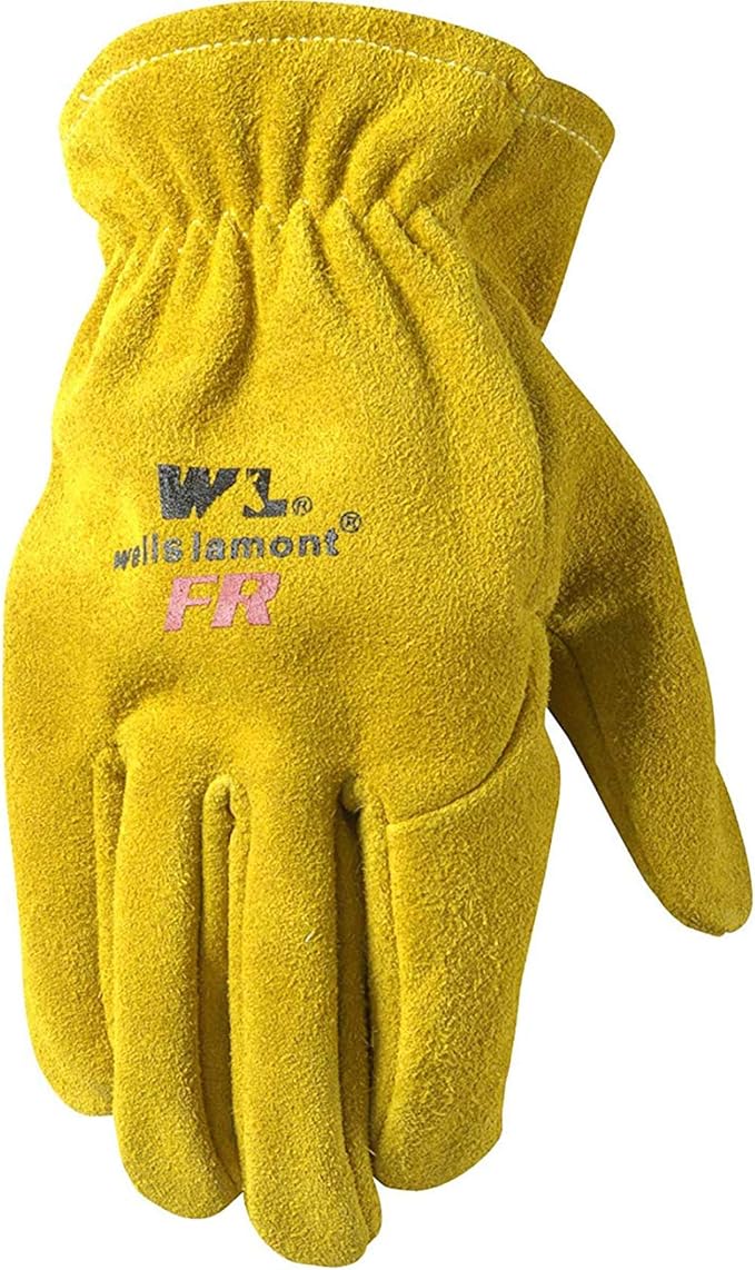 wells lamont 男士防燃牛皮分离皮革手套 中 1009m